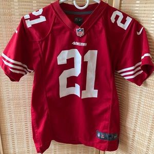 Nike 49ERS Red Jersey Gore 21 NFL On Field Youth Sz M